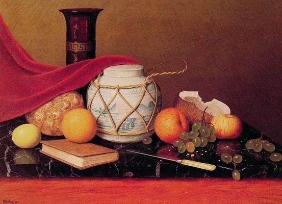 Still life oil painting