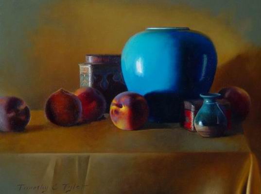 Still life oil painting