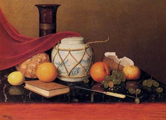 Still life oil painting