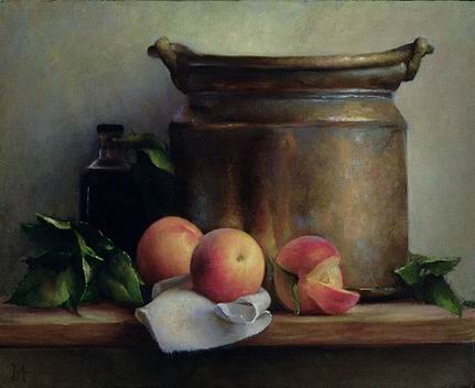 Still life oil painting