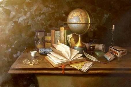 Still life oil painting