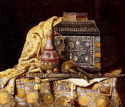 Still life oil painting