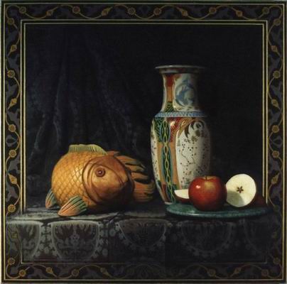 Still life oil painting