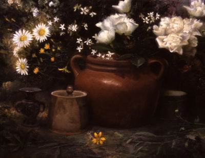 Still life oil painting