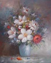 Flower oil painting