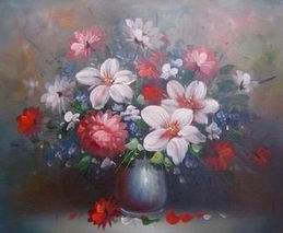 Flower oil painting