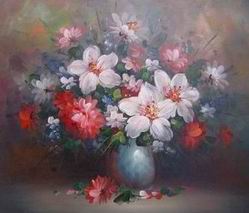 Flower oil painting