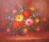 Flower oil painting