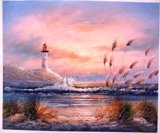 Seascape oil painting