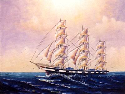 Seascape oil painting