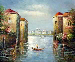 Seascape oil painting