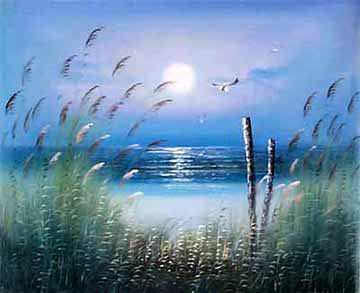 Seascape oil painting