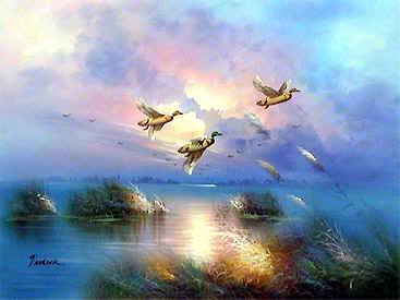 Seascape oil painting