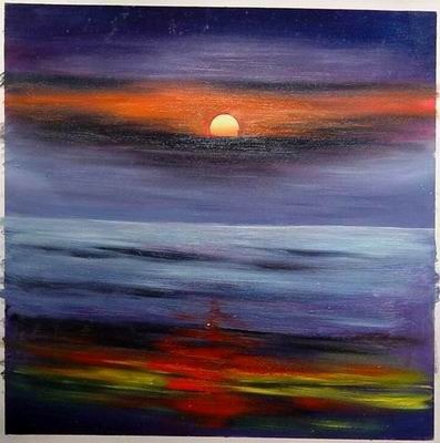 Seascape oil painting