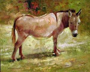 Animal oil painting
