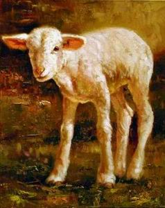 Animal oil painting