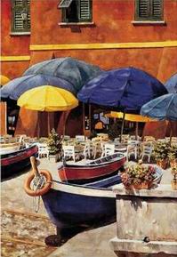 Building oil painting