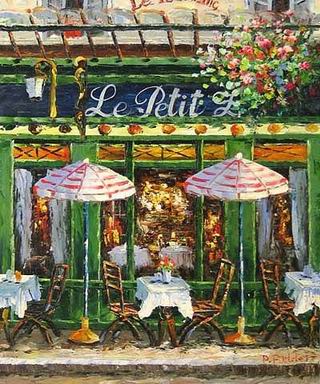 Building oil painting