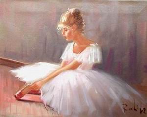 Character A oil painting