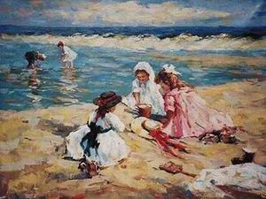 Character A oil painting