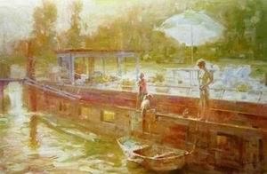 Character A oil painting