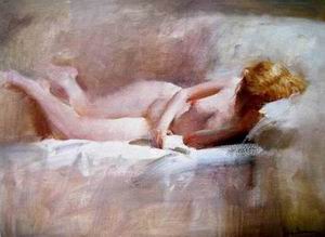 Character A oil painting