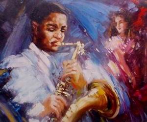 Character A oil painting