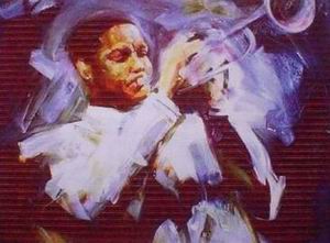 Character A oil painting