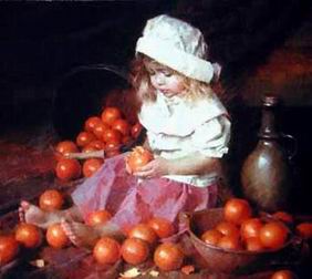 Character A oil painting