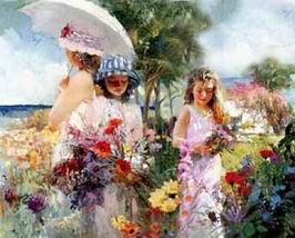 Character A oil painting