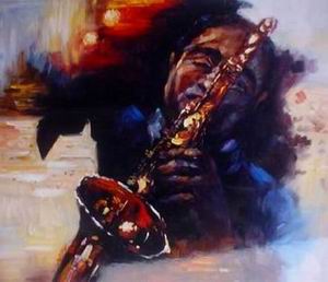 Character A oil painting