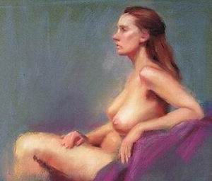 Character A oil painting