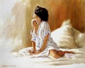 Character A oil painting