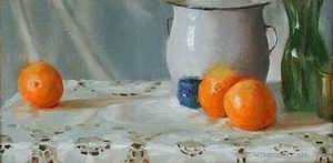 Character A oil painting