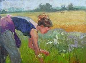 Character A oil painting