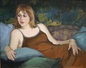 Character A oil painting