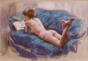 Character A oil painting