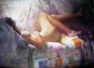 Character A oil painting