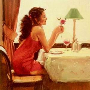 Character A oil painting