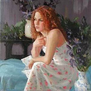 Character A oil painting