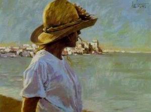 Character A oil painting