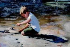 Character A oil painting