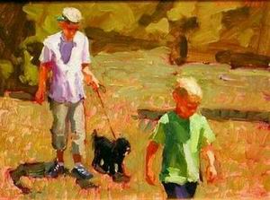 Character A oil painting