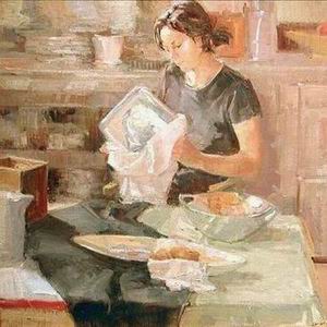 Character A oil painting