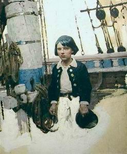 Character A oil painting