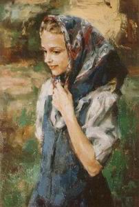 Character A oil painting