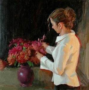 Character A oil painting