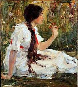 Character A oil painting