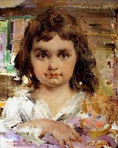 Character A oil painting