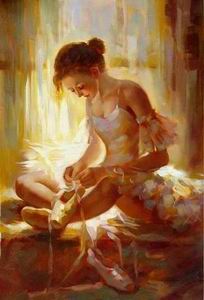 Character A oil painting